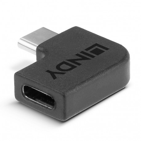 Adapter - USB 3.2 Type C M/F 20Gbps 90° Nickel Coating