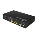 100m Cat.6 4 Port HDMI 4K60 HDBaseT Splitter Extender HDBaseT Transmitter with built-in 4 port Split