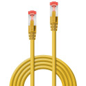 1m Cat.6 S/FTP Network Cable, Yellow RJ45, M/M, 250MHz, Copper, 27AWG