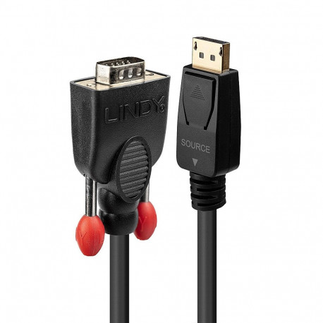 0.5m Display Port to VGA Adapter Cable Connects a single DisplayPort device to a single VGA Display