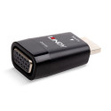 HDMI to VGA Converter Dongle Connects a single HDMI® source to a single VGA Display with a maximum r
