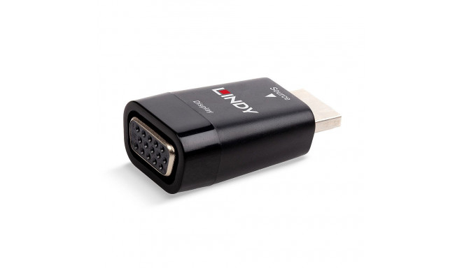 Adapter - LINDY HDMI to VGA Converter, Black