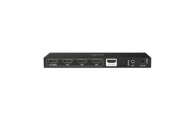 HDMI Switch - LINDY 4 Ports HDMI Switch, 8K@60Hz, 48Gbit/s, Black