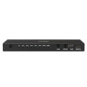 4 Port HDMI 8K60 Switch with eARC Switching between four 8K@60Hz source devices connected to a displ