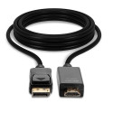 0.5m Display Port to HDMI 4K30Hz Adapter Cable Connects a single DisplayPort device to a single HDMI
