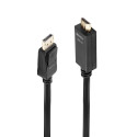 0.5m Display Port to HDMI 4K30Hz Adapter Cable Connects a single DisplayPort device to a single HDMI