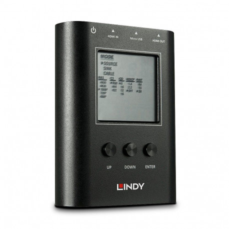 HDMI Analyzer - LINDY HDMI 4K60 Signal Analyser, 18Gbps, 3840x2160@60Hz, Black
