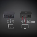 2 Port Type C, DisplayPort 1.2 KVM Switch Switch between 2 Type C Alt Mode equipped devices from one