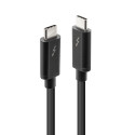 Thunderbolt Cable - LINDY Thunderbolt 3 Cable, 40Gbps, 100W PD, 2 m, Black