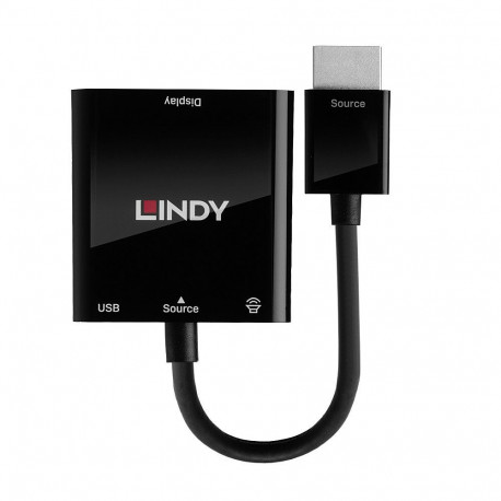 Audio Adapter - LINDY HDMI to VGA and Audio Converter, 1920x1200@60Hz