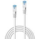 7.5m Cat.6A S/FTP LSZH Network Cable, White RJ45, M/M, 500MHz, Copper