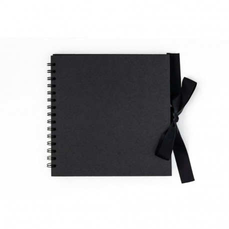 Fotoalbum, must, 205x205mm, 35 lehte, must