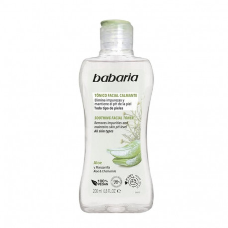 BABARIA ALOE Y MANZANILLA TONICO FACIAL 200ML