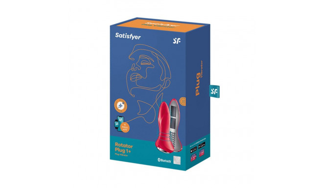 SATISFYER ROTATOR PLUG 1+ PLUG VIBRATOR ROJO 1UN