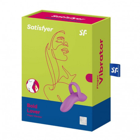 Satisfyer sõrmvibrataator Bold Lover, tumeroosa