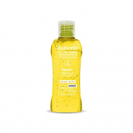 BABARIA VAINILLA GEL DE MANOS HIDRO-ALCOHOLICO 50ML