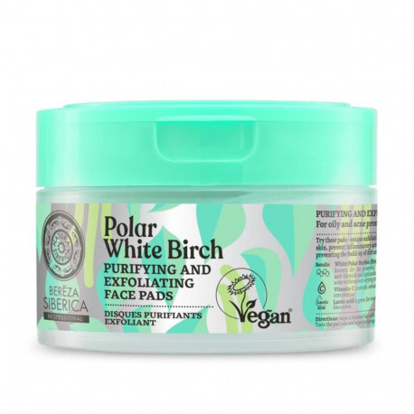 Natura Siberica koorivad padjakesed Bereza Polar White Birch 20tk