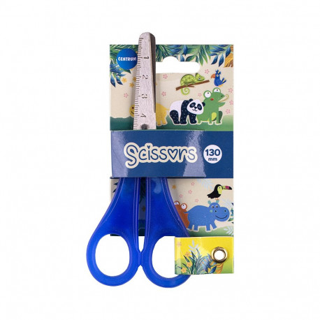 Käärid CENTRUM Zoo 13cm lastele tömbi otsaga, assortii