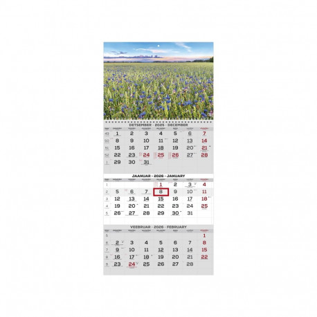 Seinakalender TRIO eesti-inglise nr.1 2911200001