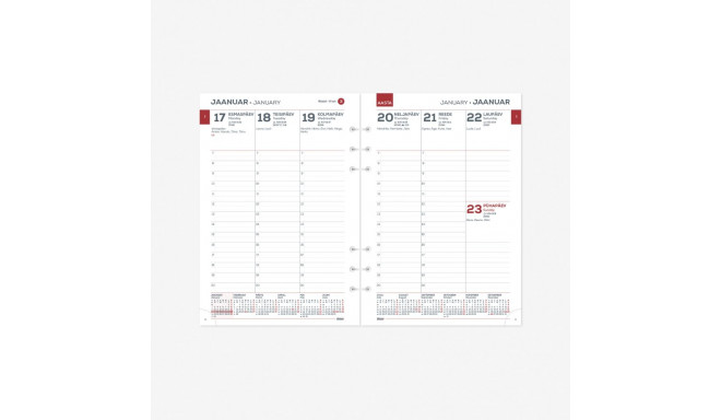 Calendar content Time-Master MAXI Week V 2913868000