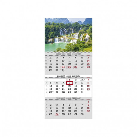 Seinakalender TRIO eesti-inglise nr.9 2911200009