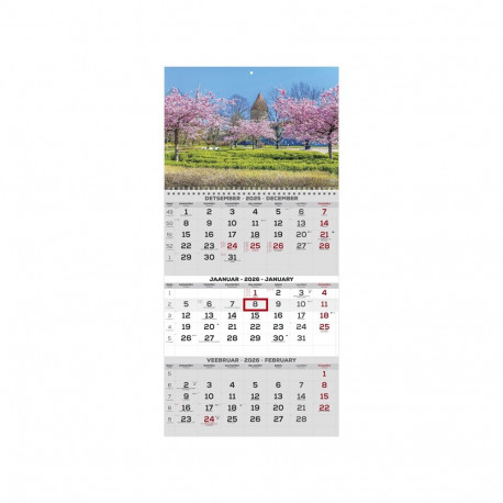 Seinakalender TRIO eesti-inglise nr.6 2911200006