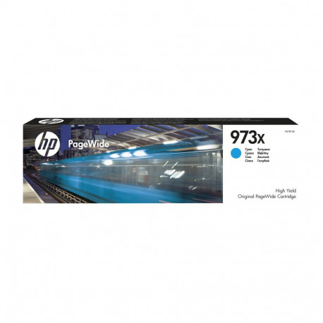 HP ink cartridge 973X F6T81AE High Yield 7000lk PageWide Pro 452dn/dw/dwt/477dn/dw/dwt, cyan