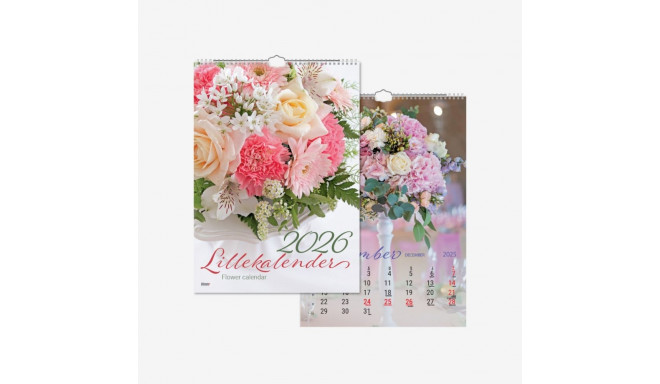 Seinakalender - Lillekalender 2026a.