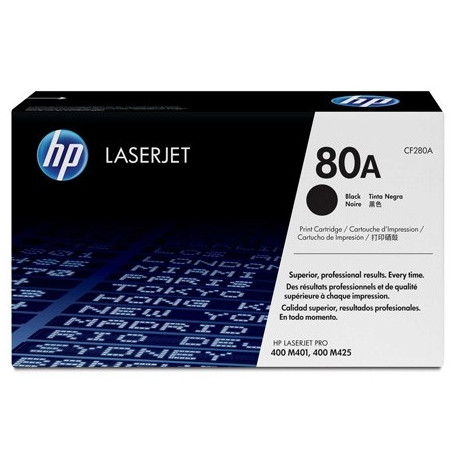 HP tooner CF280A 2560lk LaserJet Pro 400 MFP M425DN/DW/M401, must
