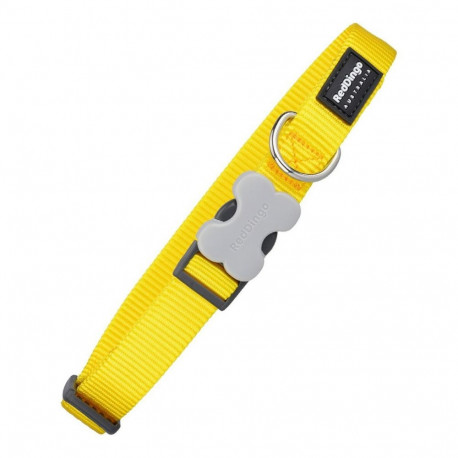 Dog collar Red Dingo Smooth Yellow (2,5 x 41-63 cm)