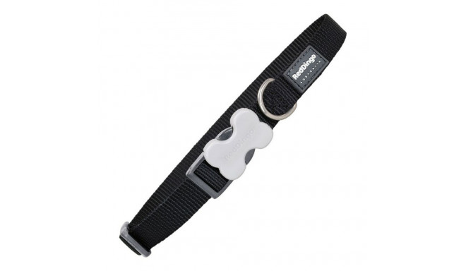 Dog collar Red Dingo Smooth Black (1,5 x 24-36 cm)