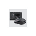 Logitech Marathon M705 Wireless Mouse, RF Wireless, 1000 DPI, Black/Grey