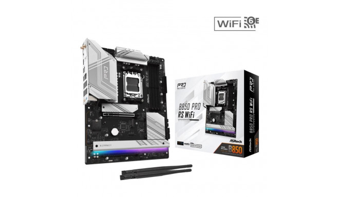 Asrock Mainboard||AMD B850|SAM5|ATX|Memory DDR5|Memory slots 4|1xPCI-Express 4.0 16x|1xPCI-Express 5