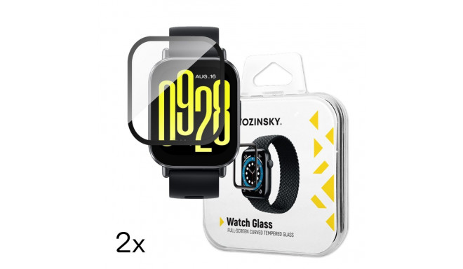 Wozinsky Wozinsky Full Glue Tempered Glass for Xiaomi Redmi Watch 4 (2 pcs.)
