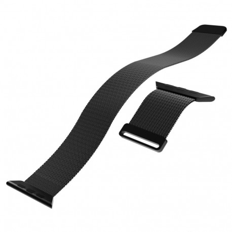 Puro Puro Milanese Stainless Steel Apple Watch Band 38/40/41mm - Black