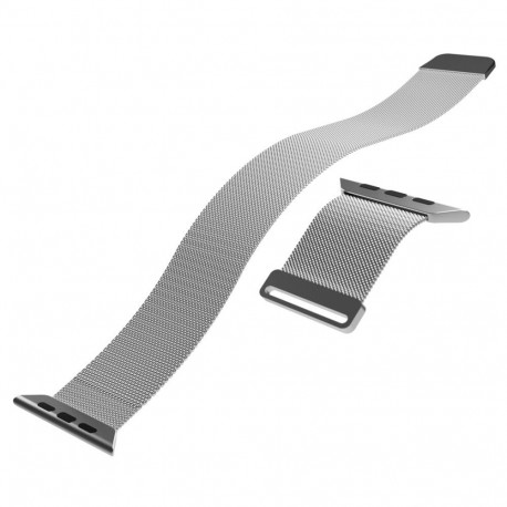 Puro Puro Milanese Stainless Steel Strap for Apple Watch 42 / 44 / 45 / 49 mm - Silver