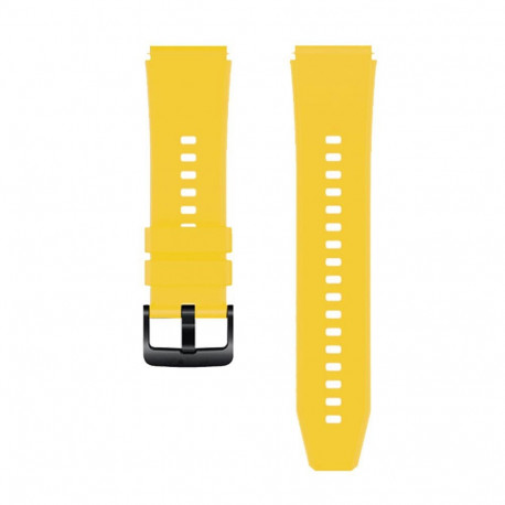 Hurtel Silicone Strap for Huawei Watch GT 2 / 3 / 4 / 2 Pro / 3 Pro / 4 Pro / GT 2e - Yellow