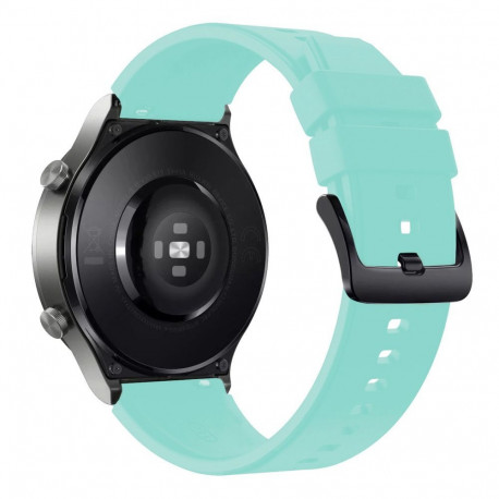 Hurtel Silicone Strap for Huawei Watch GT 2 / 3 / 4 / 2 Pro / 3 Pro / 4 Pro / GT 2e - Light Green
