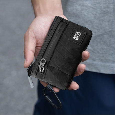 Rockbros Rockbros Travel Wallet with Carabiner - Black