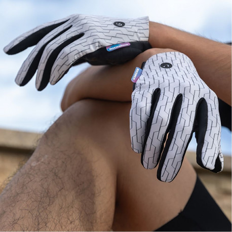 Rockbros Rockbros sports gloves full spring-summer size L - white and black