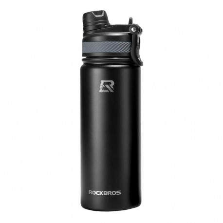 Rockbros Rockbros 35210029001 thermal bottle for bicycle drinks 550 ml - black