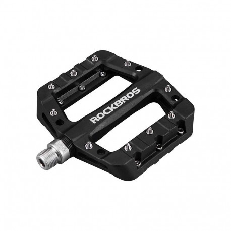 Rockbros Rockbros 2017-12CBK Nylon Bicycle Pedal Set - Black