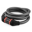 Rockbros Rockbros RKS507-1BK bicycle lock with combination 1.8 m - black