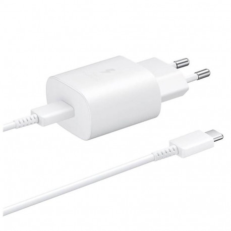 Samsung Samsung 25W EP-TA800EWE USB-C wall charger with Samsung EP-DA705BWE USB-C / USB-C cable repl