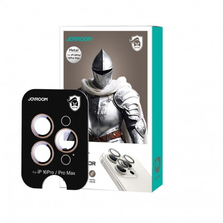 Joyroom Joyroom JR-MFY0262 protective glass for iPhone 16 Pro/16 Pro Max lenses - titanium