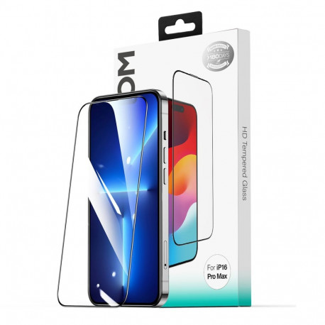 Joyroom Joyroom JR-MLG0278 2.5D HD Dustproof Tempered Glass with Black Frame for iPhone 15 Plus/16 P