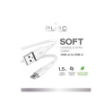 Puro Elektrik Puro Soft USB-A - USB-C Cable 1.5m - White