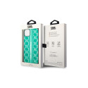 Karl Lagerfeld Karl Lagerfeld KLHCP14SPGKLSKN iPhone 14 6.1 "hardcase green / green Monogram Stripe