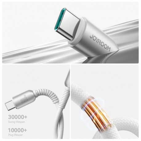 Joyroom Joyroom S-A51 Cutting-Edge Series 60W USB-C - USB-C cable 1.2m - light gray
