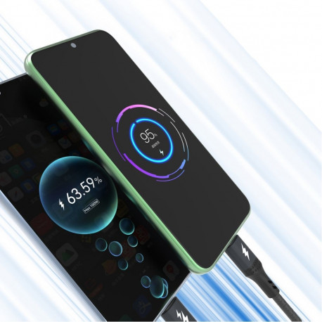 Dudao Dudao L3F 2in1 Cable 100W 1.2m 2 x USB-C - Black